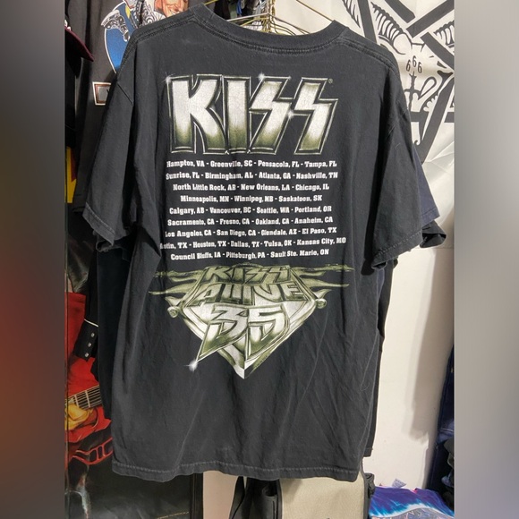 Kiss Alive 35 band tee. 2009 tour shirt - Picture 2 of 6